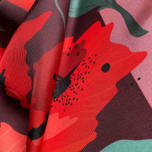 Eșarfa de mătase CEA MAI FRUMOASĂ 65 cm twill