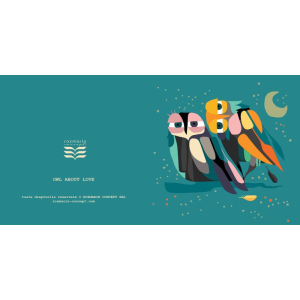 Felicitare OWL ABOUT LOVE