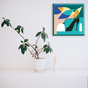 STILETTO GARDEN- print de artă pe canvas