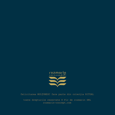 MULTUMESC (THANK YOU) greeting card